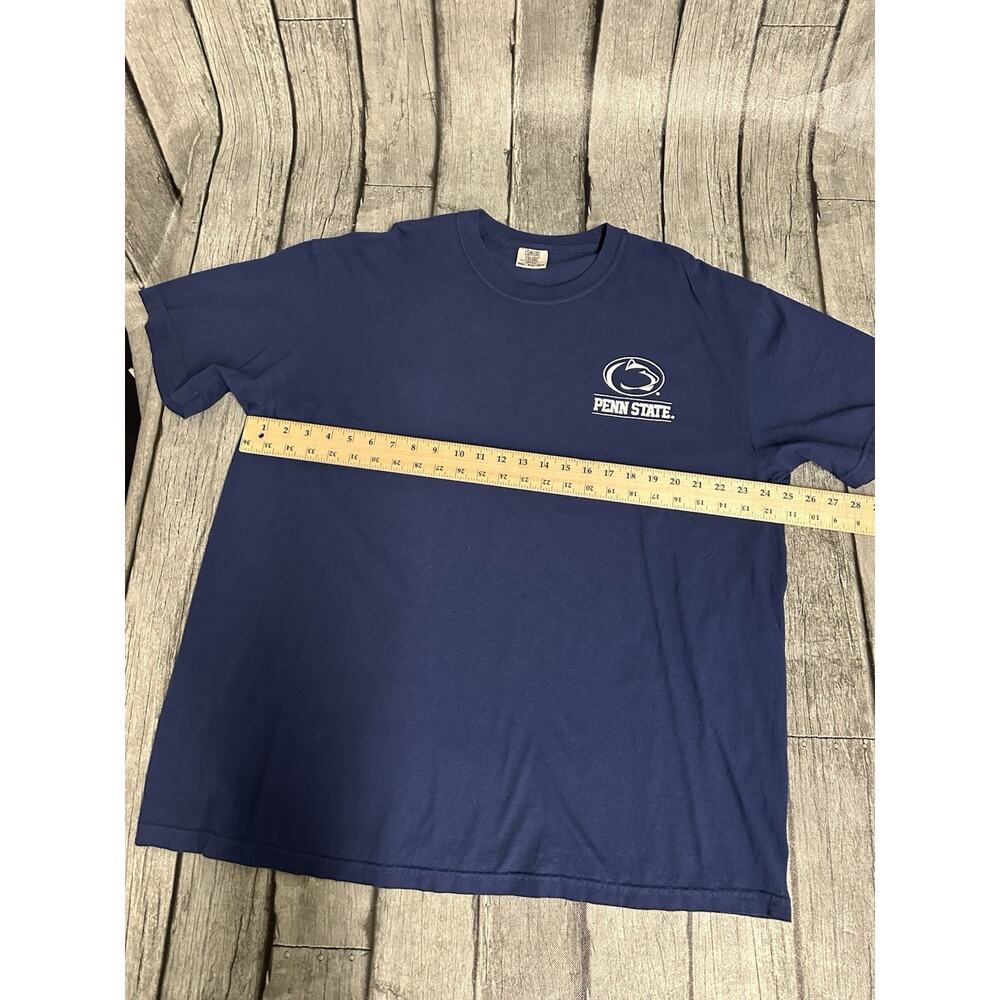 NWOT Adult Comfort Colors Penn State Nittany Lions Cotton Tshirt 2XL Navy XXL SS - Picture 6 of 9
